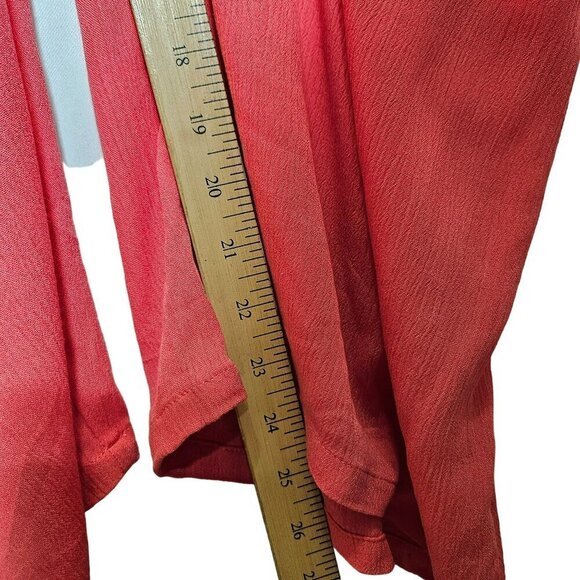 Indio‎ Collective Coral Crochet Long Pants Jumpsuit Sleeveless Pull On Gauzy XL - Picture 11 of 13